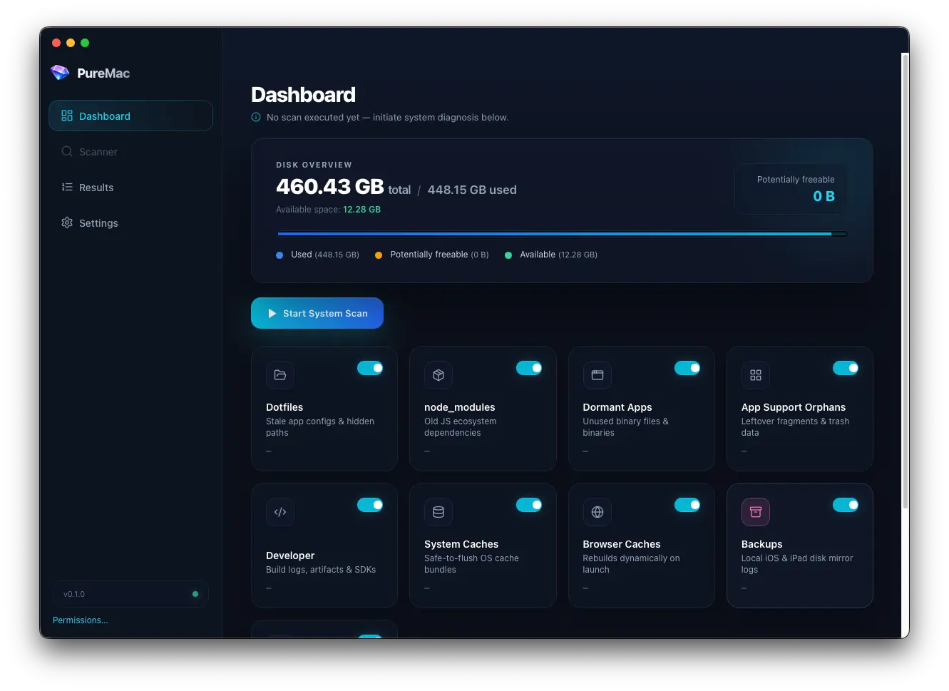 MacPurity Screenshot